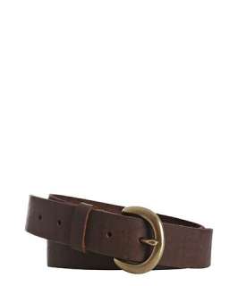 Joes Jeans brown leather Right Angled classic belt