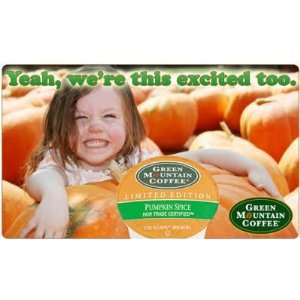 Green Mountain ~ LIMITED EDITION ~ Pumpkin Spice Flavored Coffee 5 Box 