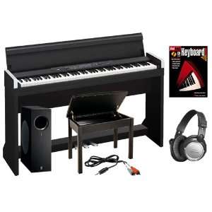  Korg LP350 Black Digital Piano COMPLETE HOME BUNDLE PLUS 