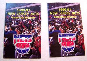 1990 91 NBA New Jersey Nets, Schedules  