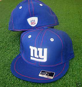 New York Giants hat cap NFL Reebok Fitted 7 Conflict  