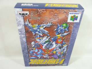 SUPER ROBOT WARS 64 Nintendo 64 Japan Video Game Brand new n6  