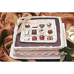 Kosher Gift Basket   Delectable Chocolate Box Cake  