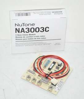 NuTone 3 Note Chime Module NA3003C  
