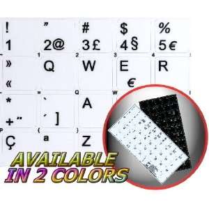   WHITE KEYBOARD STICKERS (14x14) FOR DESKTOP, LAPTOP AND NOTEBOOK
