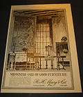 old 1921 r h macy co advertisement furniture expedited shipping
