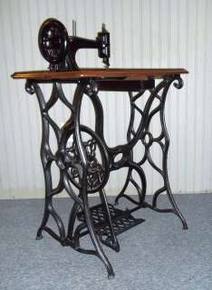 1873 Singer Treadle Base Sewing Machine w/accessories  Early Model 