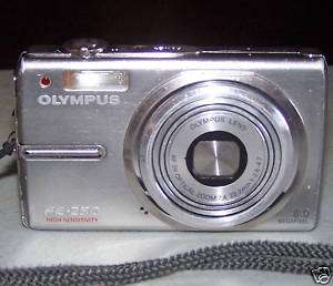 OLYMPUS FE 250 8 MP DIGITAL CAMERA FE250 Parts Broken  