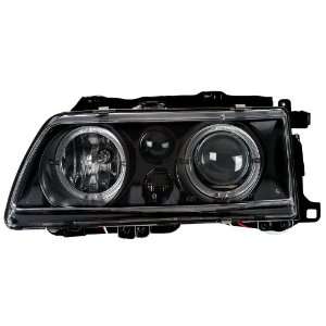  88 89 Honda Civic Black LED Halo Projector Headlights Automotive