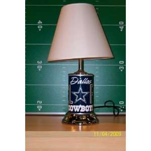  Dallas Cowboys License Plate Desk/Table Lamp Sports 