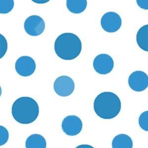  Spot Blue Polka Dot Beverage Napkins