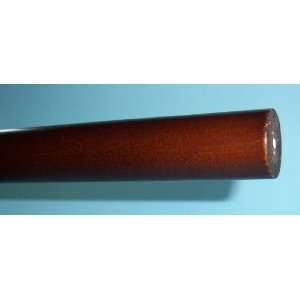  1 3/8 inch Wood Smooth Drapery Rod in Coffee Finish   4 long 