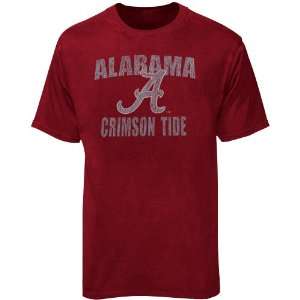  Alabama Crimson Tide Youth Crimson Vintage Bruiser T shirt 