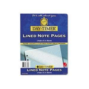  Lined Notes for Folio Size Looseleaf Planner 8 1/2 x 11 