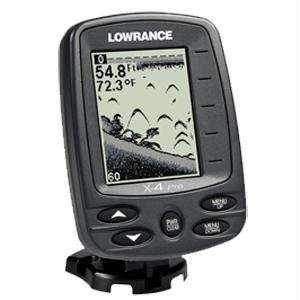  Lowrance X 4 Pro Fishfinder 83/200   Transom Mount 