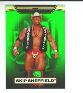 2010 WWE Topps Platinum GREEN #90 Skip Sheffield /499  