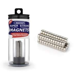 Magcraft NSN0601 1/4 Inch by 1/10 Inch Rare Earth Disc Magnets, 50 