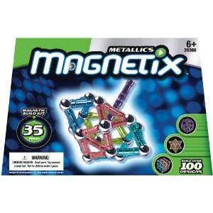  MAGNETIX 35 COUNT METALLIC COLR RODS Toys & Games