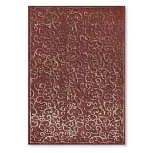  The Rug Market 44013D 5 x 8 Majestic Rug   Wine Brown 