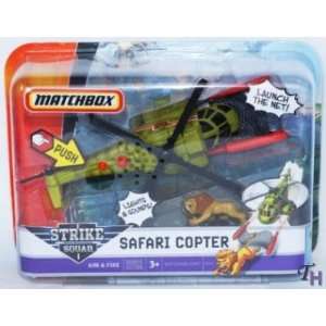  Matchbox Strike Squad Lights and Sounds Safari Copter 