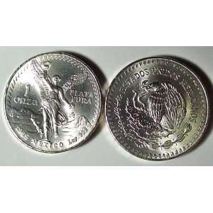  1985 Mexican Silver Libertad 1 oz Troy Ounce .999 Fine 