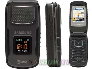 New Samsung Rugby A837 3G GPS AT&T Mobile Cell Phone Black 