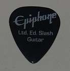 Slash   Guitar Pick Epiphone Black Signature 2008 Guns N Roses Velvet 