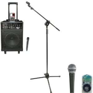   Microphone   PMKS3 Tripod Microphone Stand W/ Extending Boom