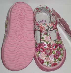 Lelli Kelly LK8013 Glicine white pink floral shoes New  