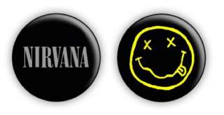 Nirvana 1 Pin Button Badges (Grunge Foo Fighters)  