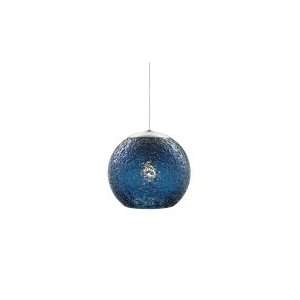 Mini Rock Candy Round One Light Pendant in Satin Nickel Shade Color 