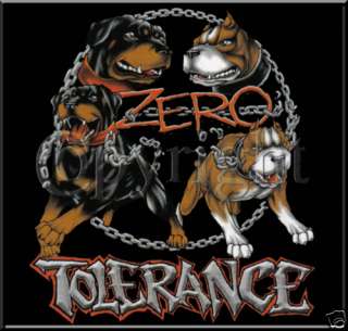 Tolerance Pit Bull Rottweiler T Shirt 4X,4XL,5X,5XL  