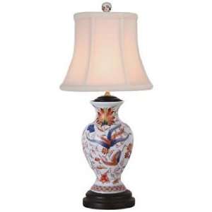  Armorial Mini Vase Porcelain Table Lamp