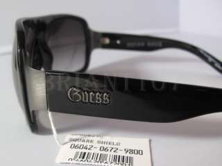 New GUESS Sunglasses GU6590 Black Gun/Smoke + Pouch $68.00  