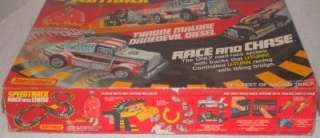   Speedtrack Tyrone Malone Daredevil Diesel Race N Chase Slot Car Set NR