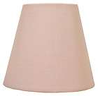 Set Of Six Pink Silk Chandelier Shades Mini lamp shade
