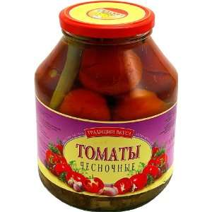 TOMATOES W/GARLIC (Pickled Vegietables) MOLDOVA, Packaged in 