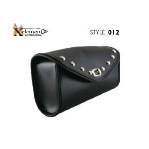   Chrome Studded Windshield Motorcycle Bag By Xelement Automotive