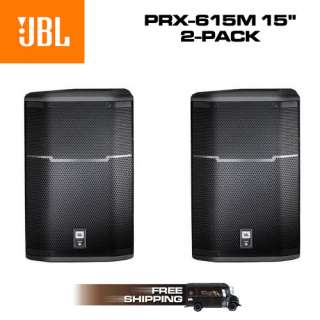   PRO PRX 615M 15 TWO WAY POWERED SPEAKER 2 PACK 050036903738  