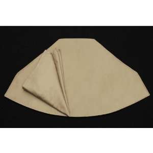  Pacific Table Linens Luscious Silk #Birch Wedge Placemats & Napkins 