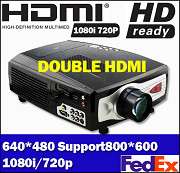   Quality HDMI 1080i HD LCD Projector Home Theater HD66 Digital Cinema
