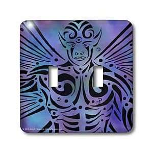   Oberon Fairy Male Tribal Fantasy Abstract   Light Switch Covers