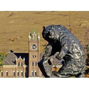 Grizzly Bear Statue at University of Montana, Missoula, Montana 