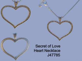   Brighton Secret of Love Heart Two Tone Reversible Necklace NWT