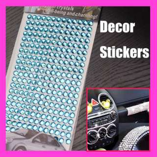 Beauty 6mm Dot Say It In Crystals Rhinestones Car DIY Decal Decor 