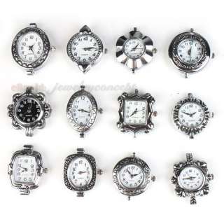   Ship Wholesale Mixed Styles Beading Charms Quartz Watch Faces  