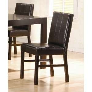  Pair Of Cappuccino Parson Chairs Furniture & Decor