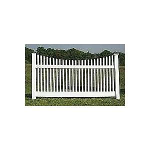  Vinyl Fencing   Classic Picket   Scalloped   72 High X 72 