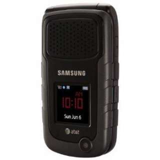 AT&T Samsung A847 Rugby 2 Black RUGGED PTT FLIP PHONE DURABLE VERY 