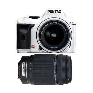 com Pentax K x Digital SLR Lens Kit w/ DA L 18 55mm and 55 300mm Lens 